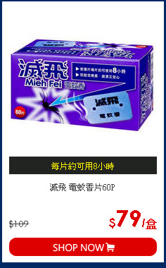 滅飛 電蚊香片60P