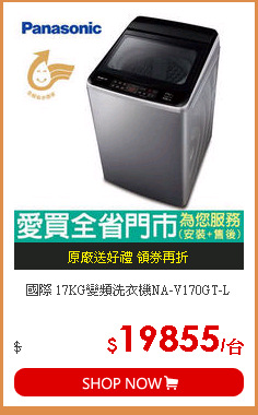 國際 17KG變頻洗衣機NA-V170GT-L