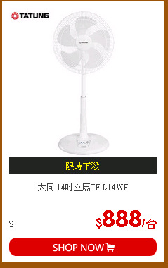 大同 14吋立扇TF-L14WF