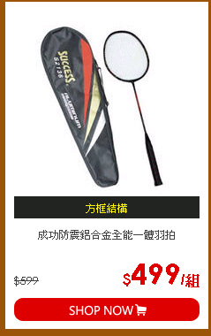 成功防震鋁合金全能一體羽拍