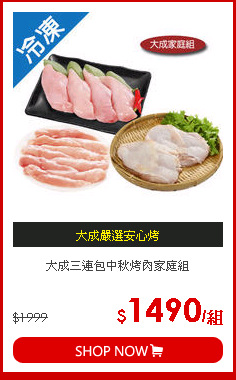 大成三連包中秋烤肉家庭組