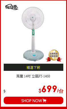 風騰 14吋 立扇FT-1468