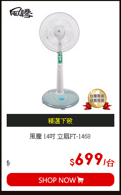 風騰 14吋 立扇FT-1468