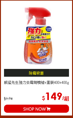 威猛先生強力去霉劑噴槍+重裝400+400g