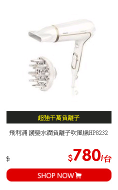 飛利浦 護髮水潤負離子吹風機HP8232