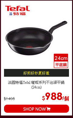 法國特福Tefal 璀璨系列不沾深平鍋(24cm)