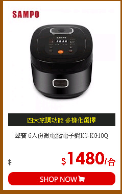 聲寶 6人份微電腦電子鍋KS-KG10Q